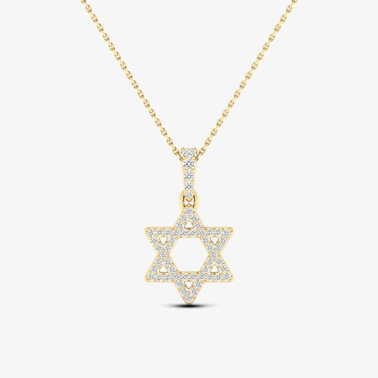 14K Star of David Necklace