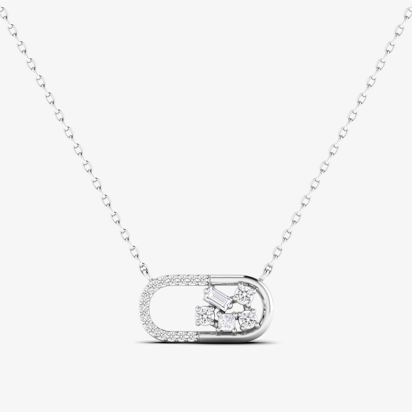 14K PaperClip Charm