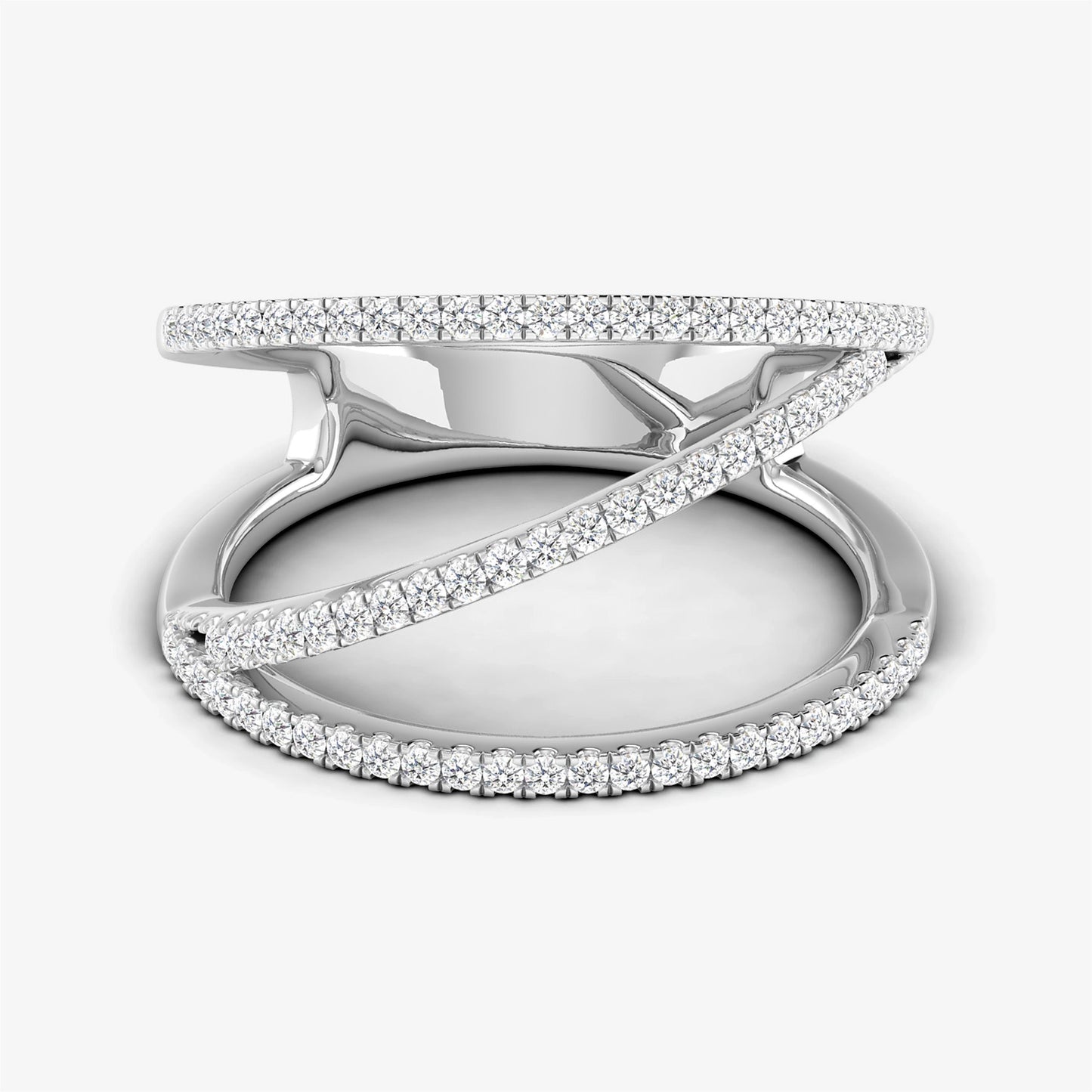 14K Zig Zag Crossover