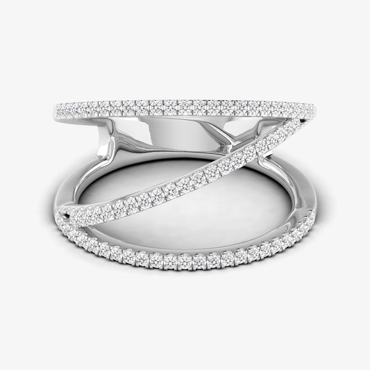14K Zig Zag Crossover