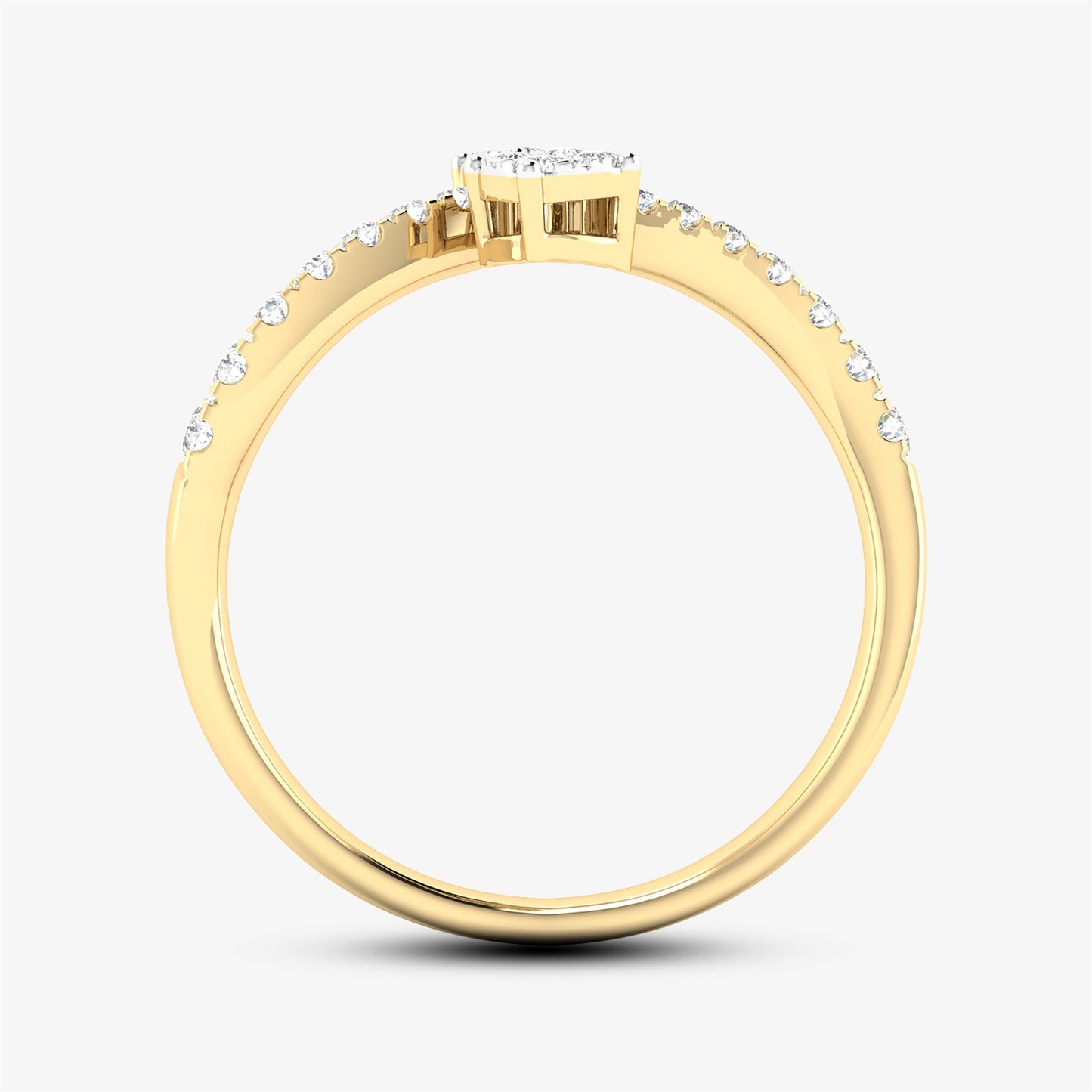 14K Toi Et Moi Engagement Ring