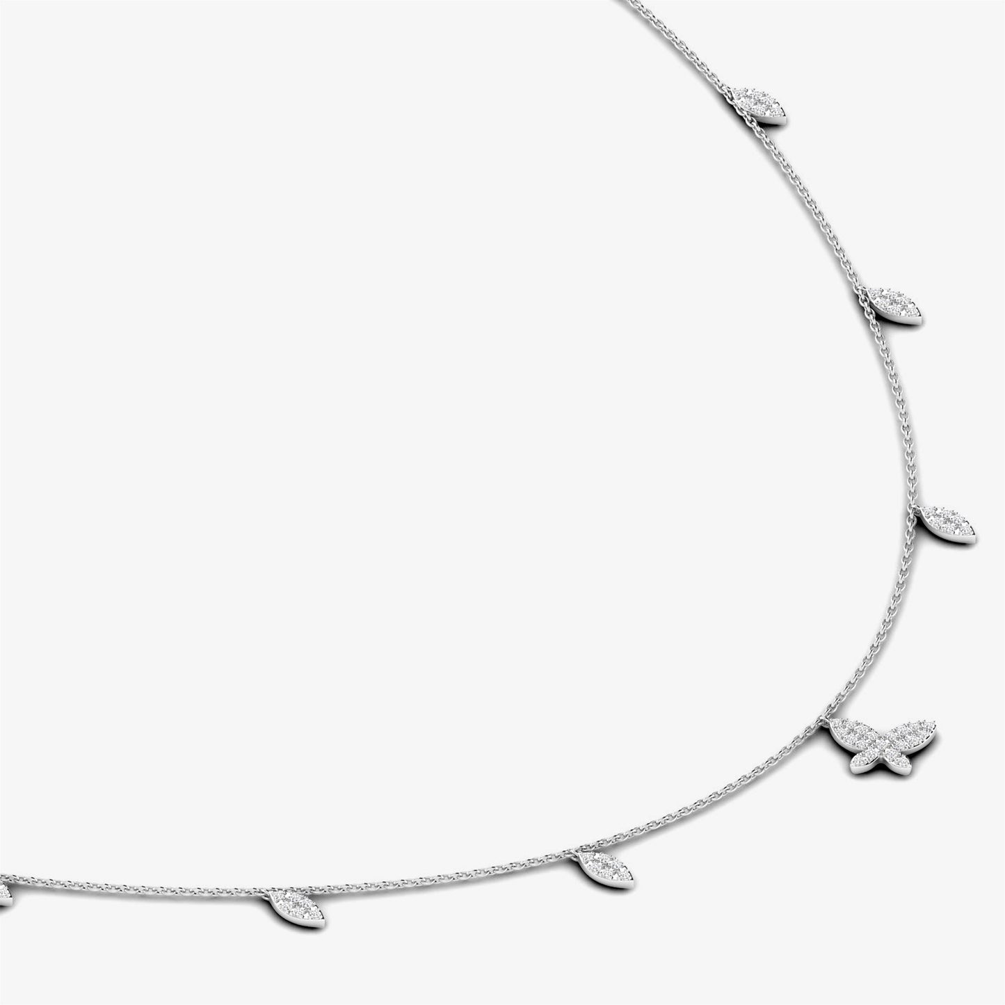 14K Tear Drop Butterfly