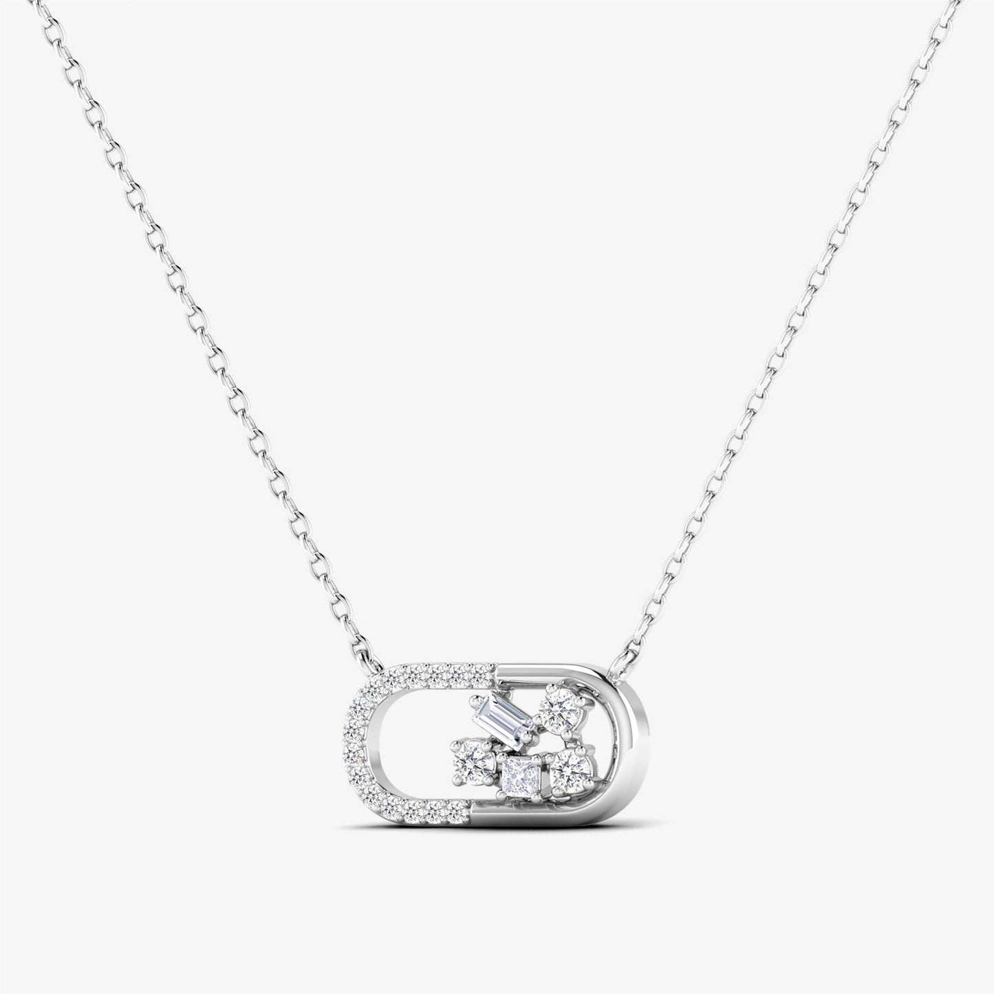 14K PaperClip Charm
