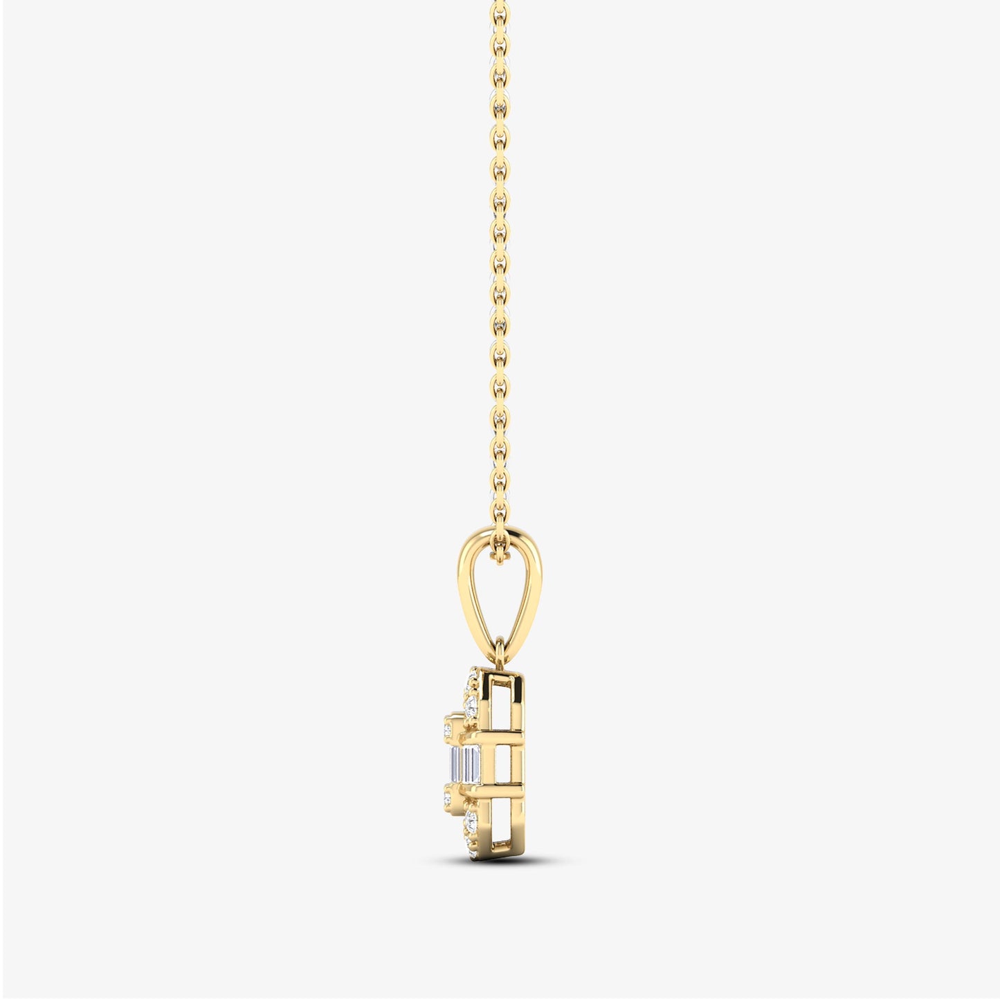 Baguette Dainty Timeless Pendant