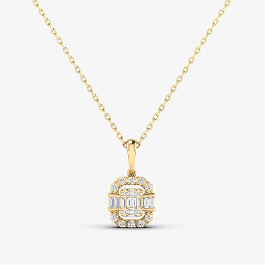 Baguette Dainty Timeless Pendant