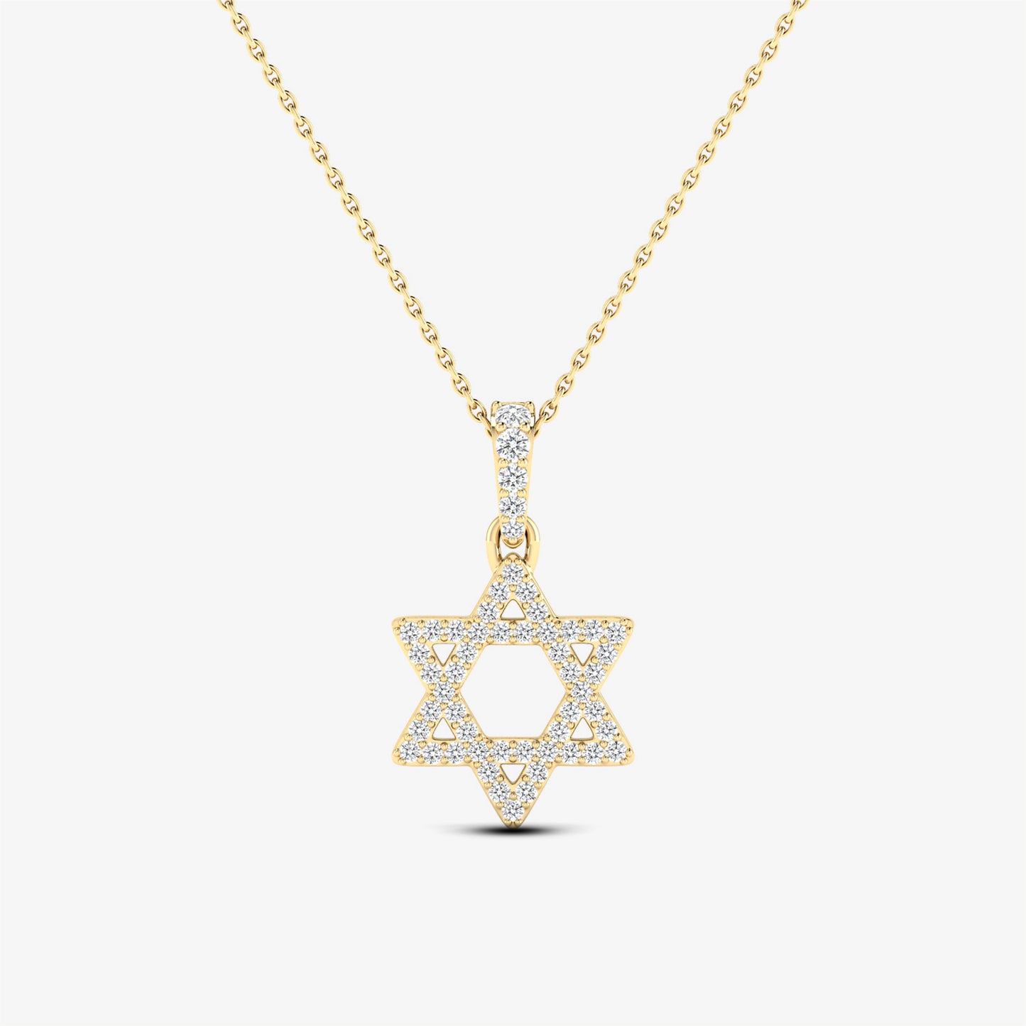 14K Star of David Necklace