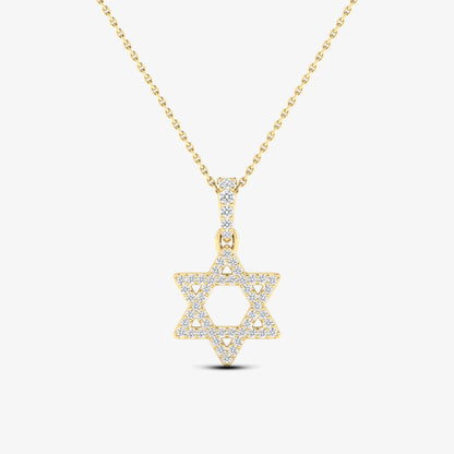 14K Star of David Necklace