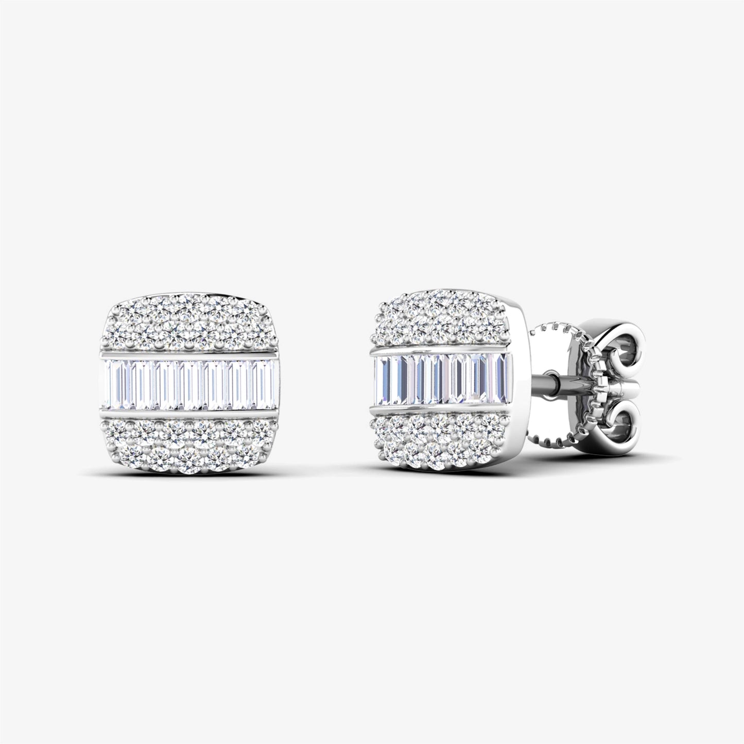 Diamond Square Stud