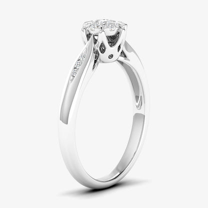 Diamond Cluter Wedding Ring