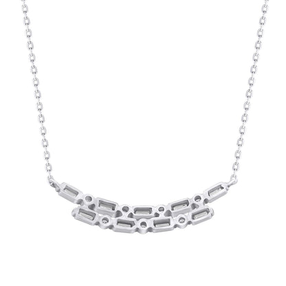 Baguette Diamond Necklace