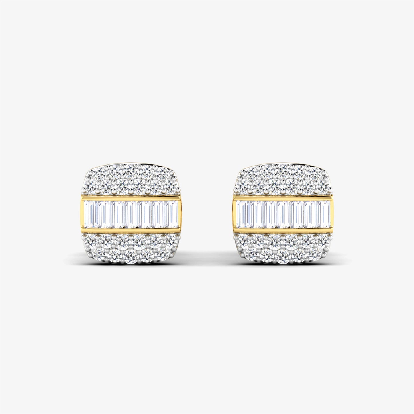 Diamond Square Stud