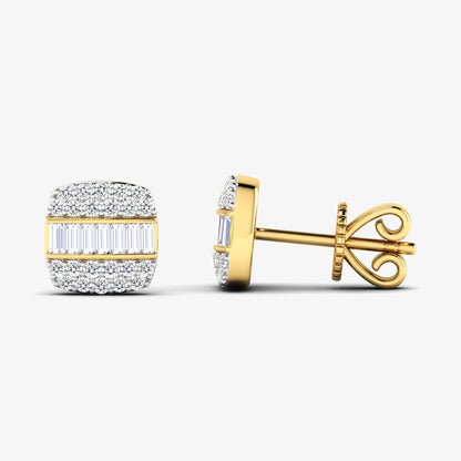 Diamond Square Stud