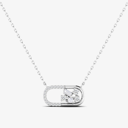 14K PaperClip Charm