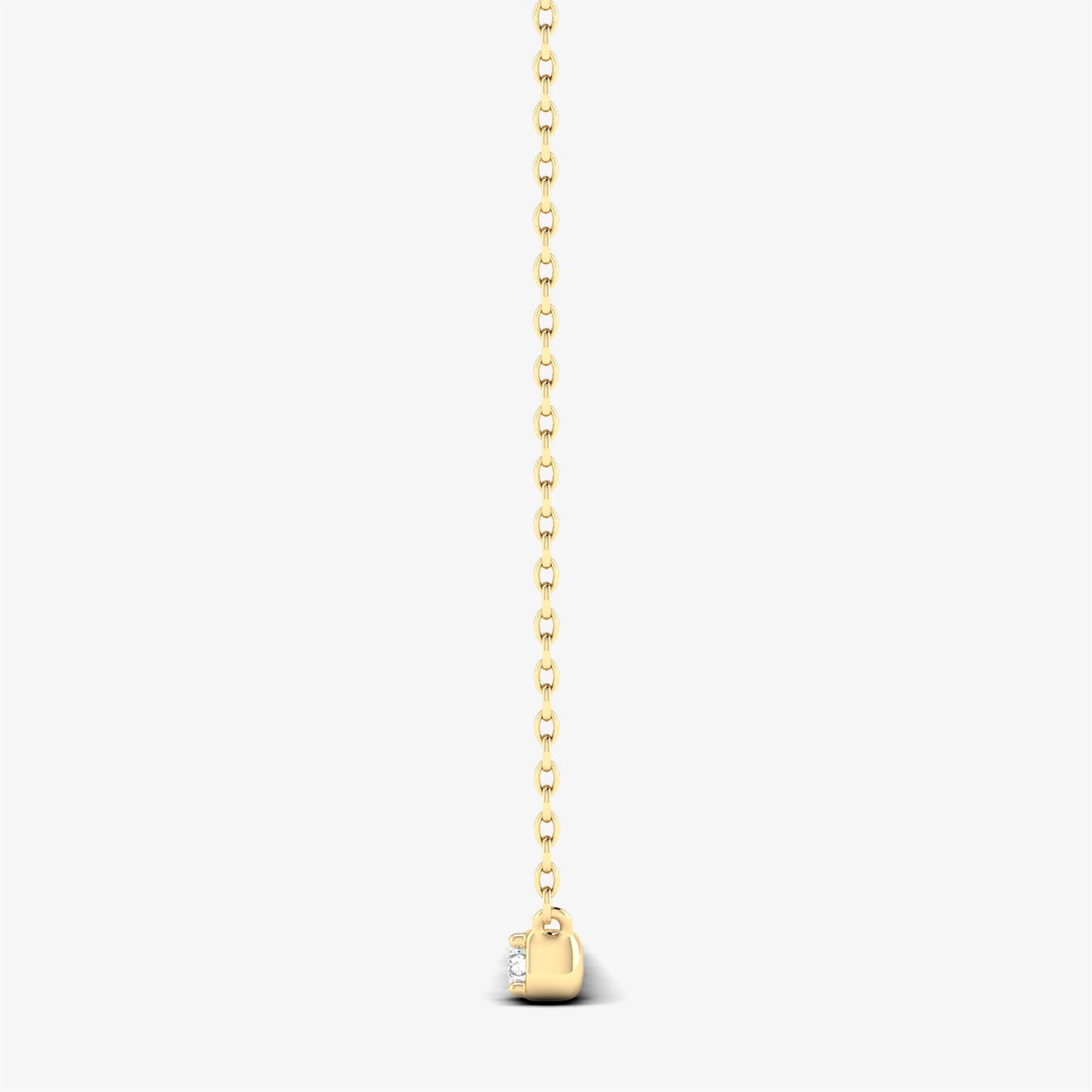 Diamond Gold Bar Necklace