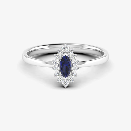 14K Precious Sapphire Solitaire