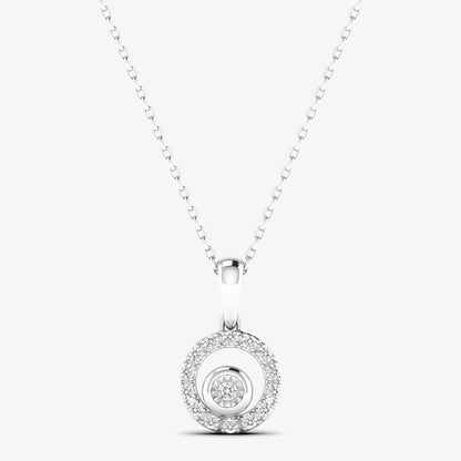 Diamond Circle Centre Pendant