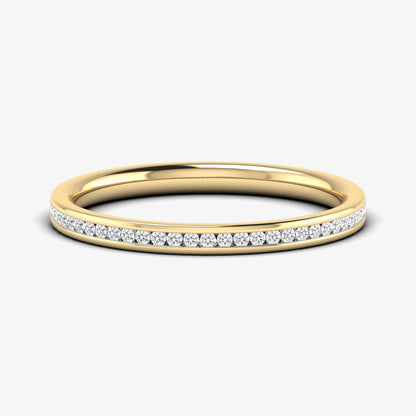 14K Solid Gold Diamond Natural Diamond Bands