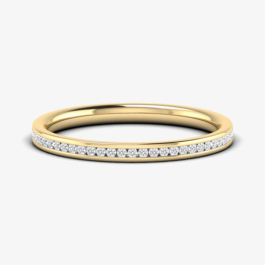 14K Solid Gold Diamond Natural Diamond Bands