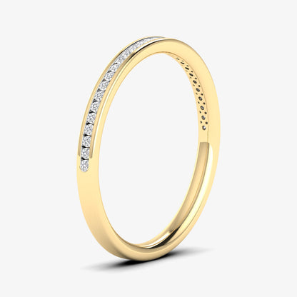 14K Solid Gold Diamond Natural Diamond Bands