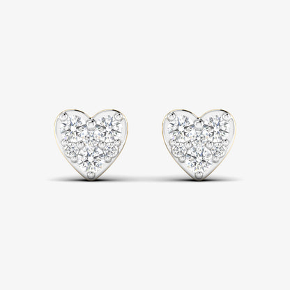 Diamond Heart Stud