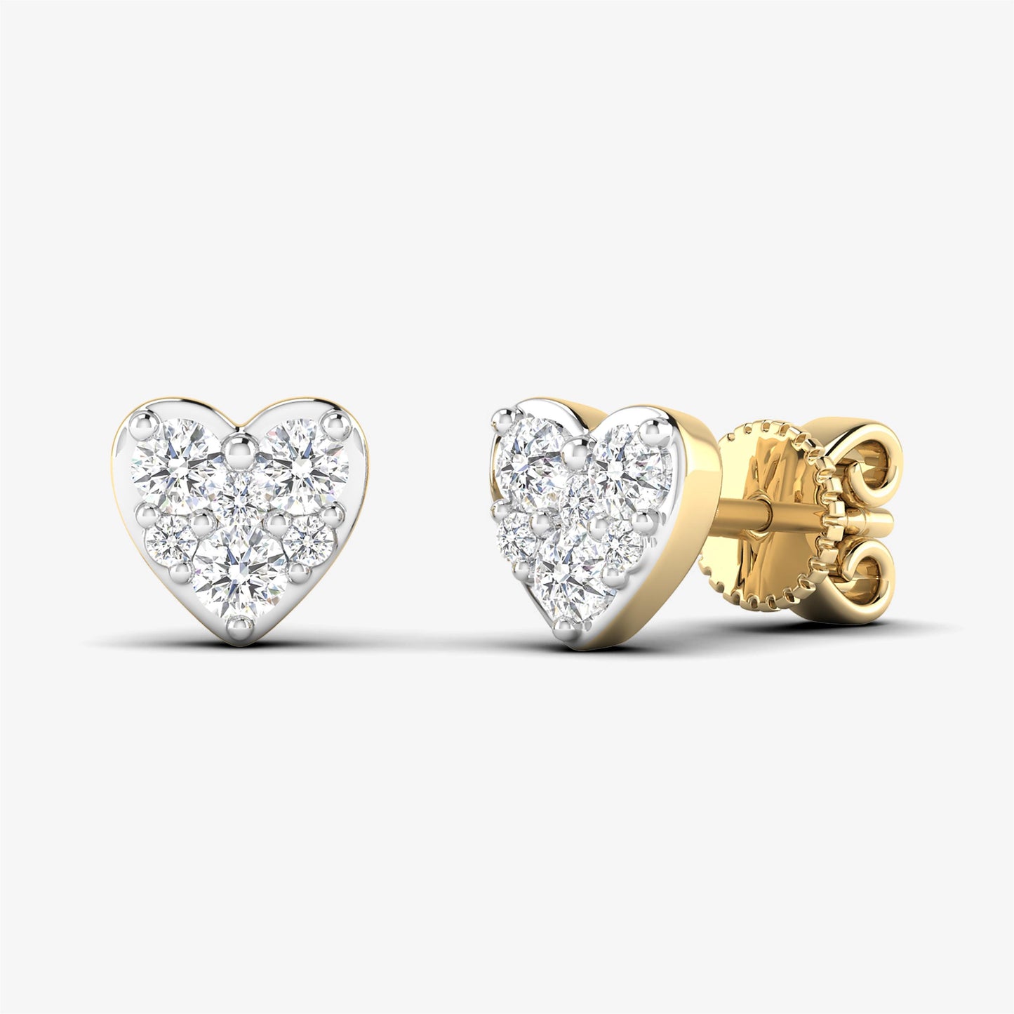 Diamond Heart Stud