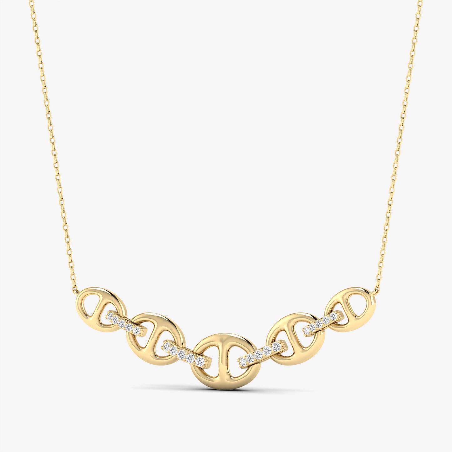 14K Mariner Link Necklace