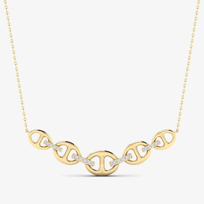 14K Mariner Link Necklace