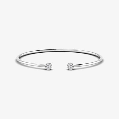 Open Cuff Diamond Bangle