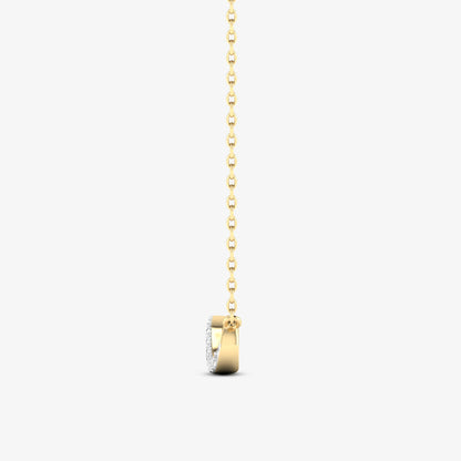 Minimalist Infinity Diamond Pendant