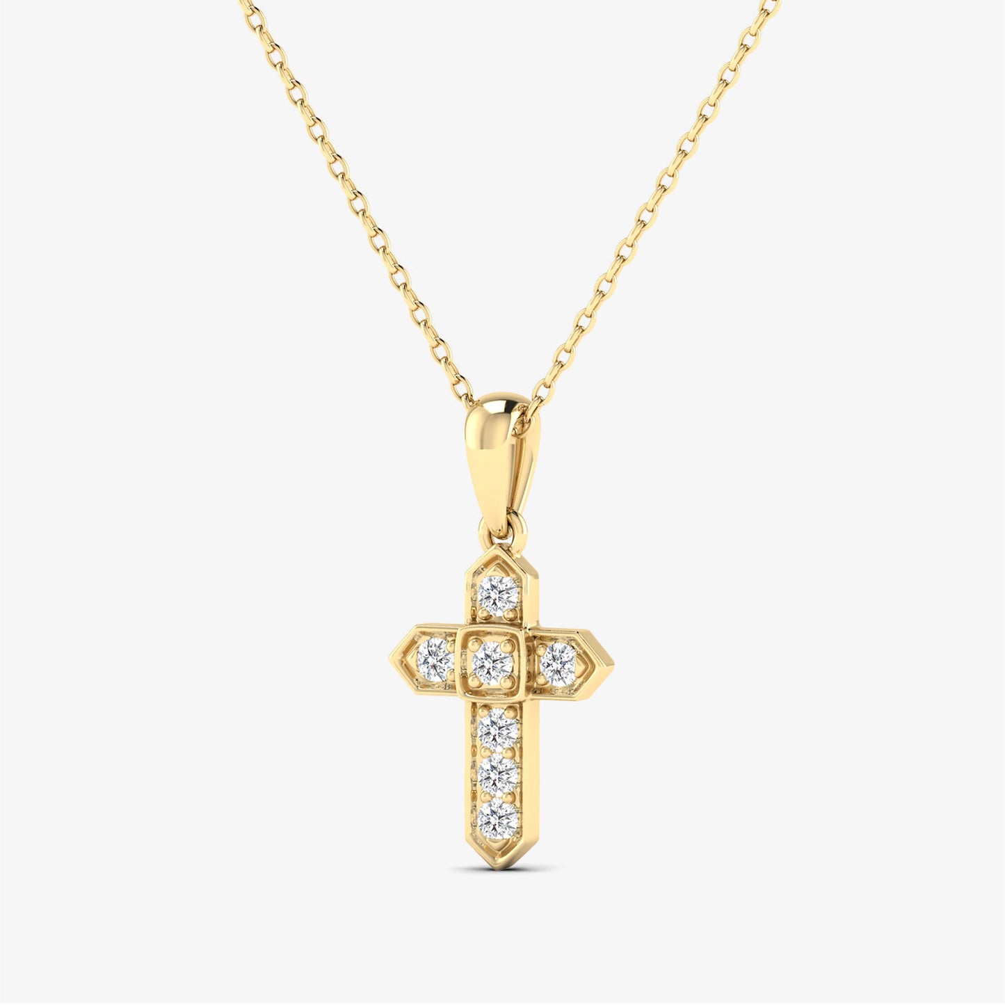 Dainty Cross Religious Pendant