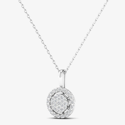 Round Elegant Diamond Pendant