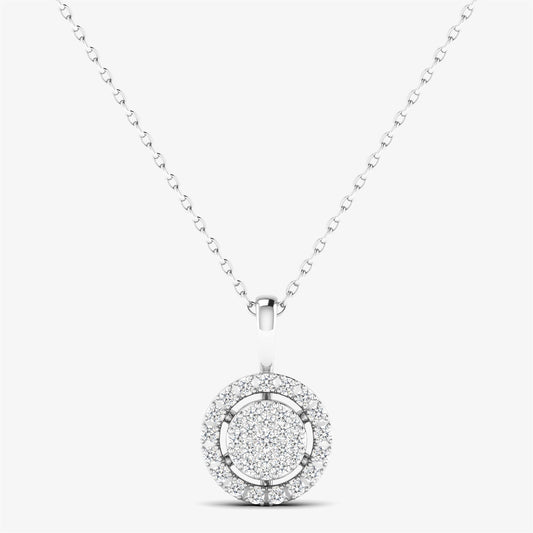 Round Elegant Diamond Pendant