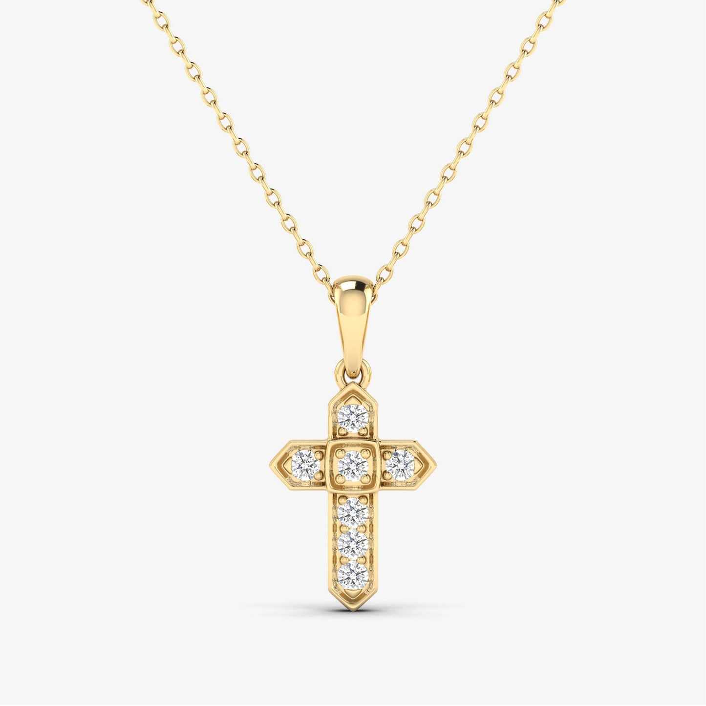 Dainty Cross Religious Pendant