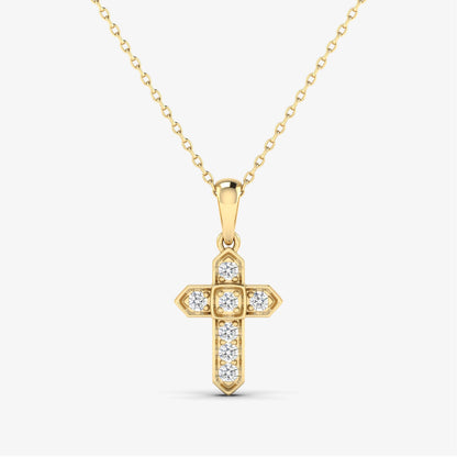 Dainty Cross Religious Pendant