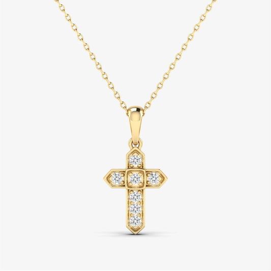 Dainty Cross Religious Pendant