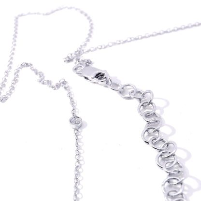 Diamond Pair Heart Necklace