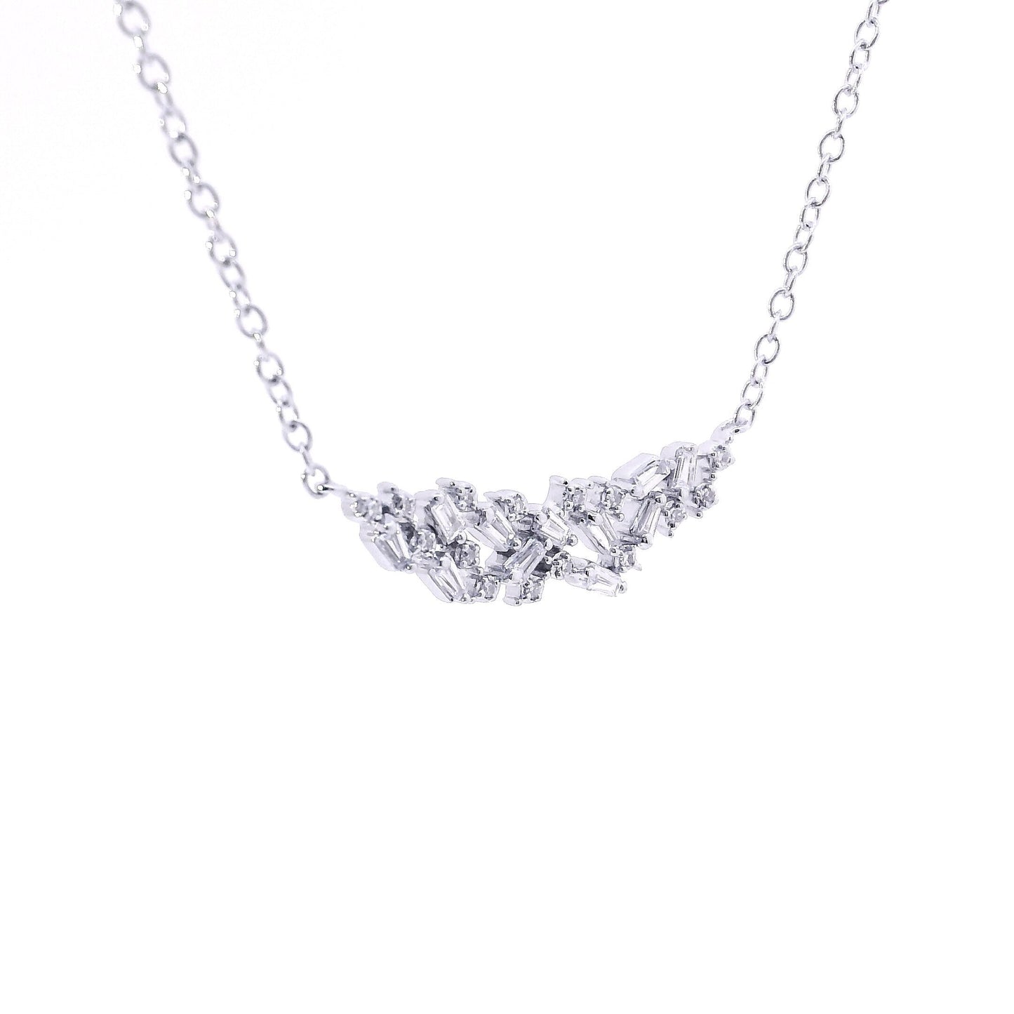 Baguette Diamond Necklace