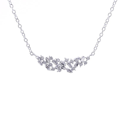 Baguette Diamond Necklace