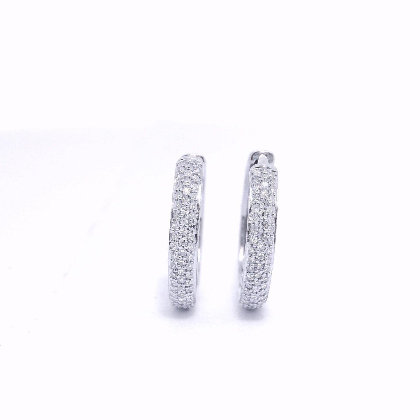 Diamond Hoop Earring