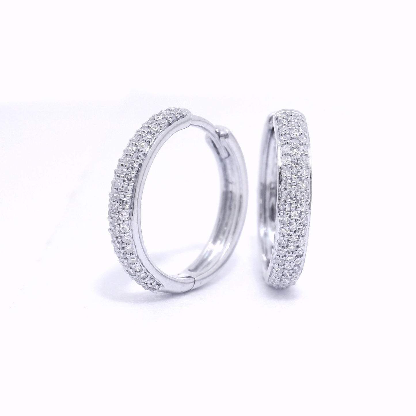 Diamond Hoop Earring