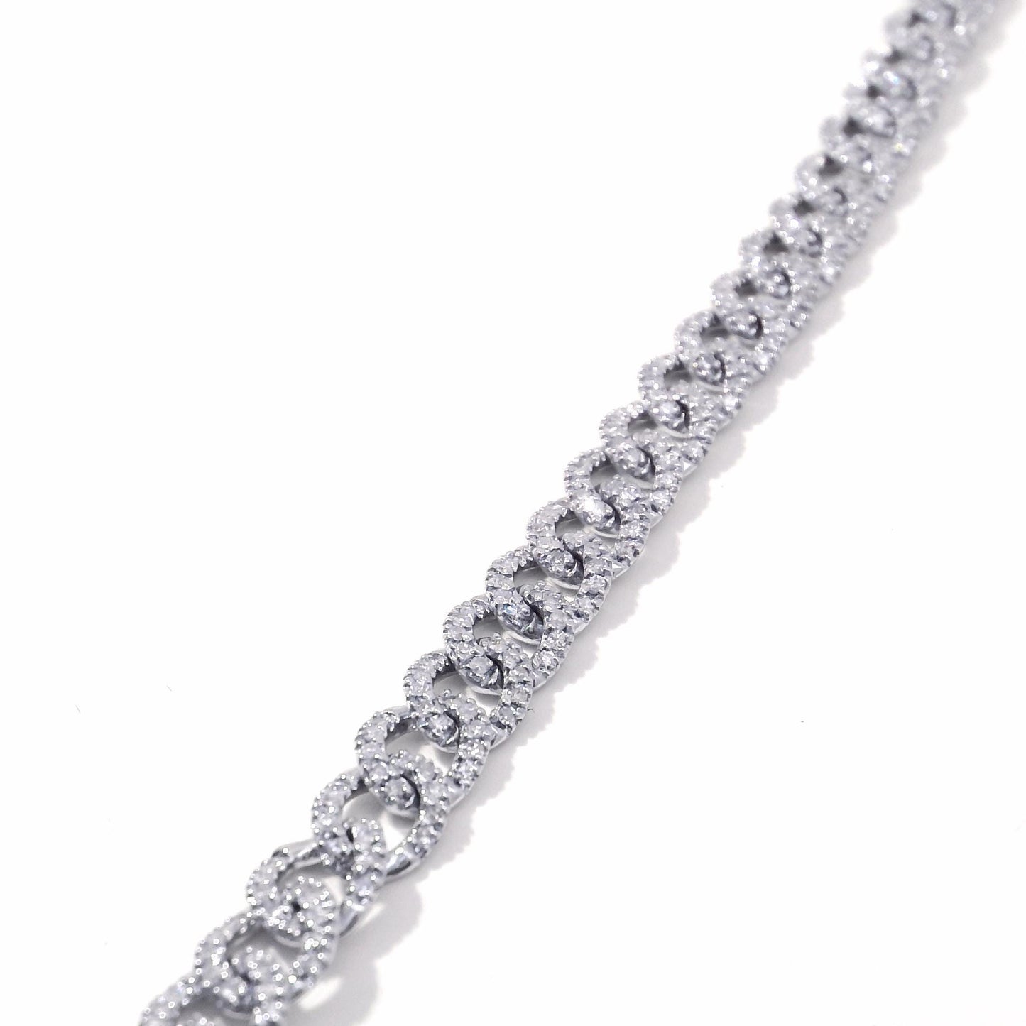 Unisex Cuban Diamond Bracelet