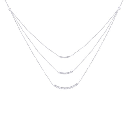 14K Trio Multi Strand Necklace