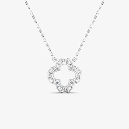 14K Dainty Clover