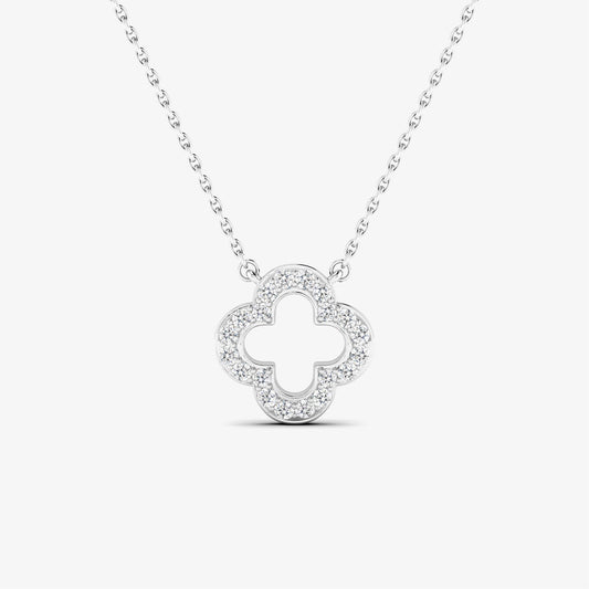 14K Dainty Clover