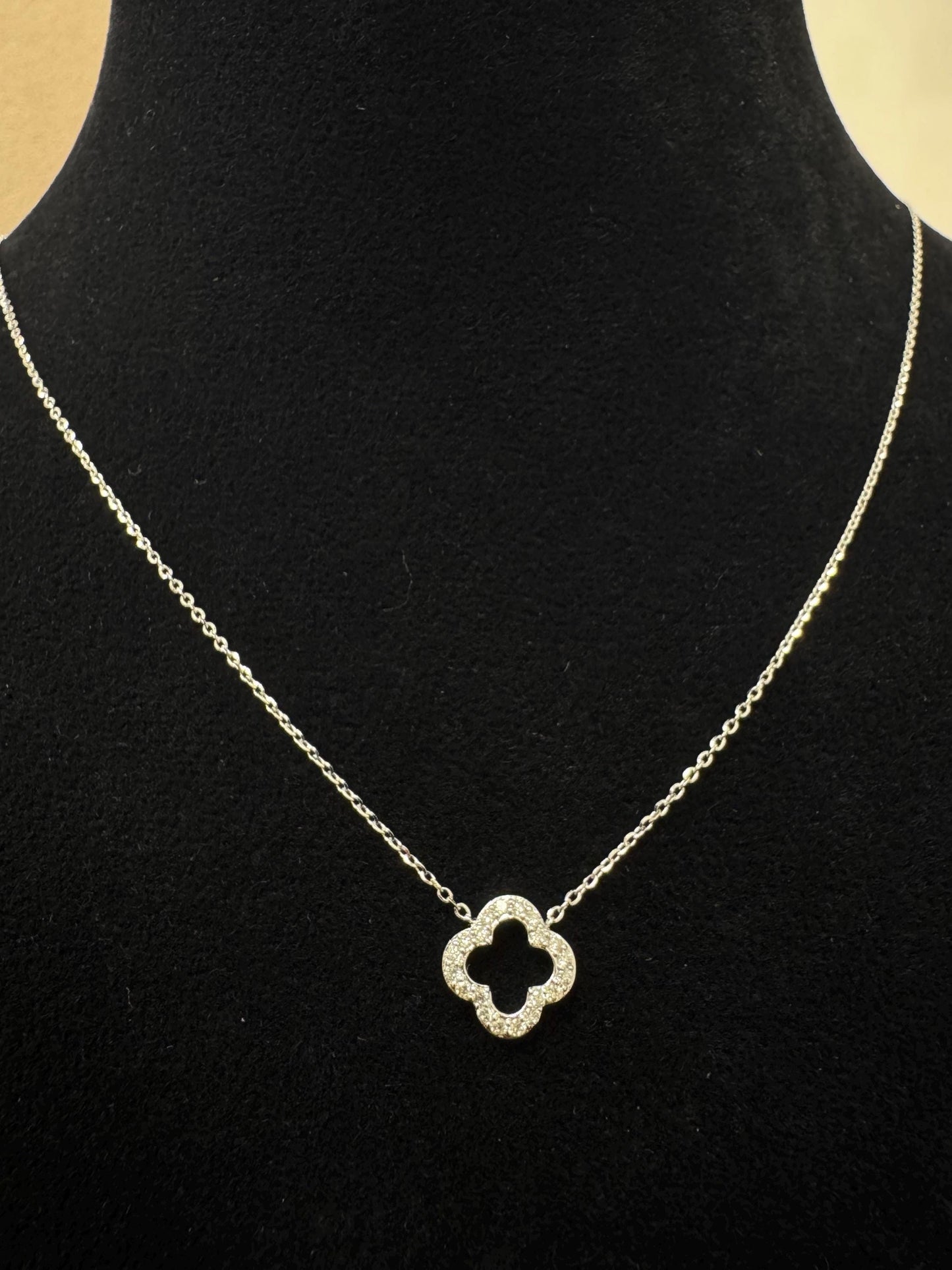 14K Dainty Clover