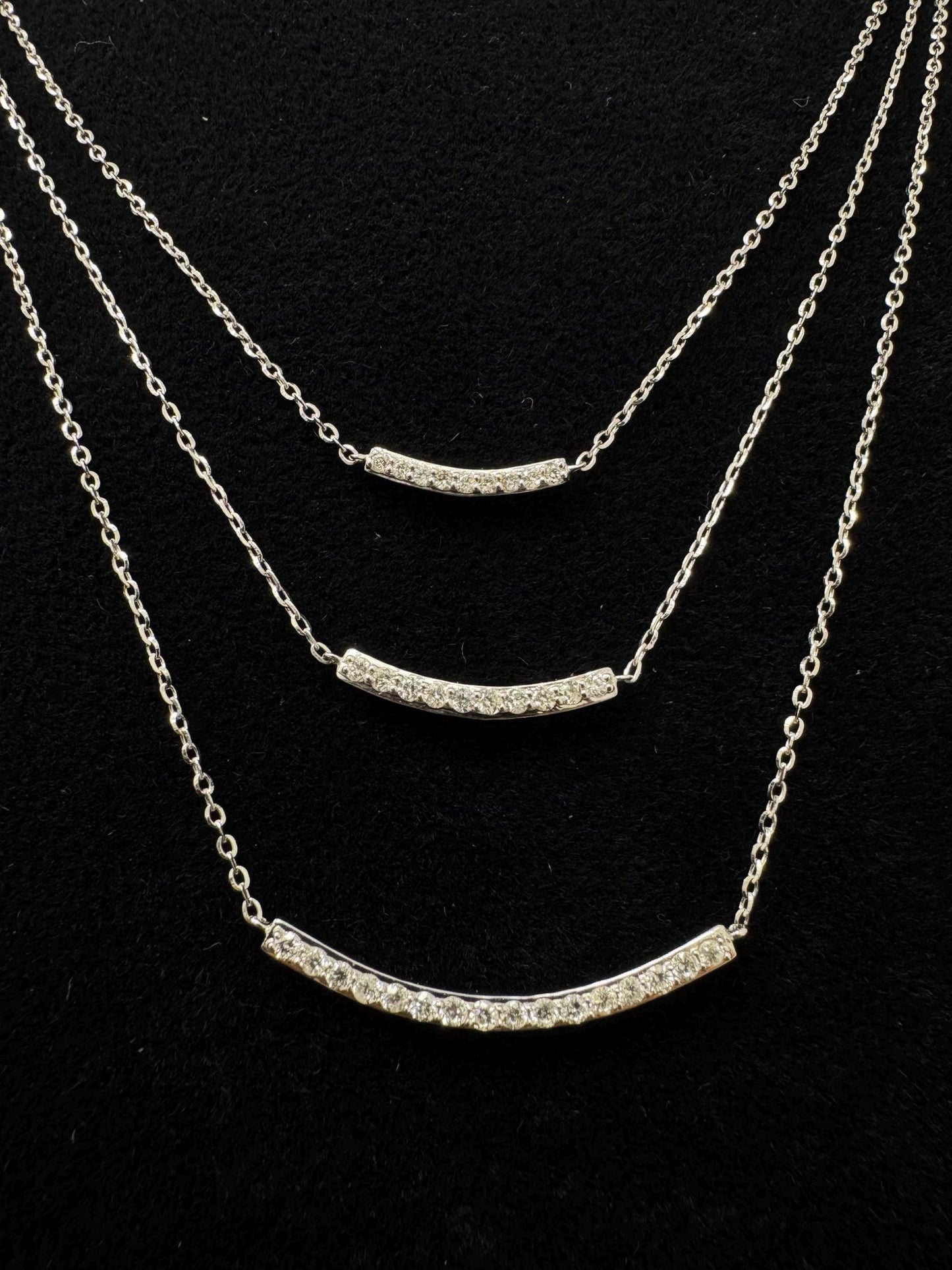 14K Trio Multi Strand Necklace