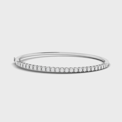 14K Skinny Elegant Bangle