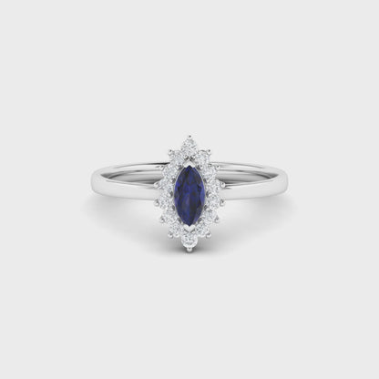 14K Precious Sapphire Solitaire