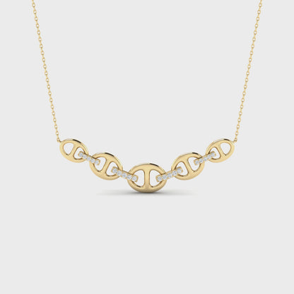 14K Mariner Link Necklace